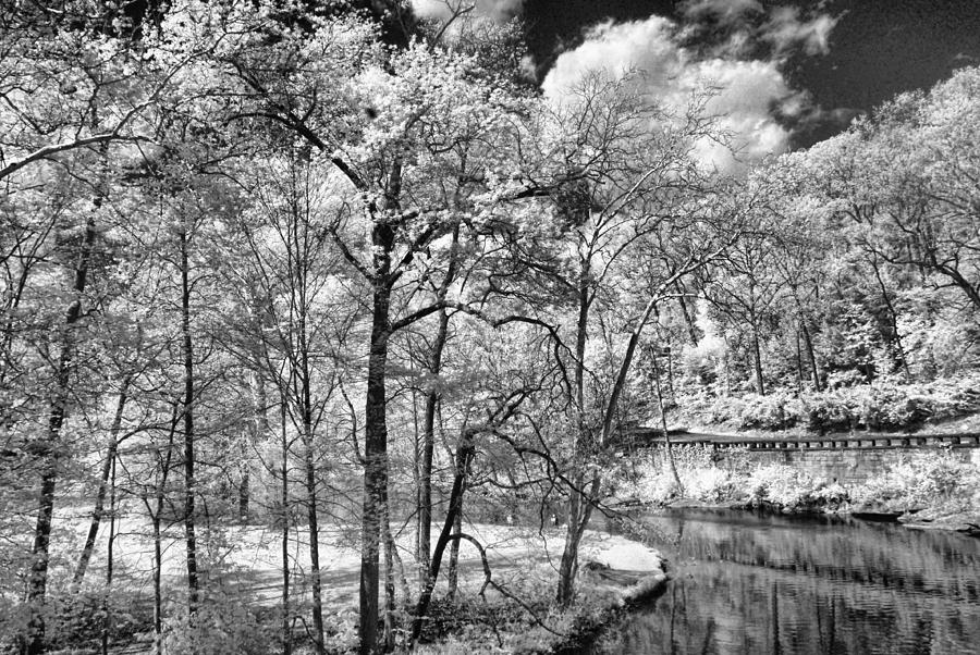 Infrared stream Photograph by Michael McGowan