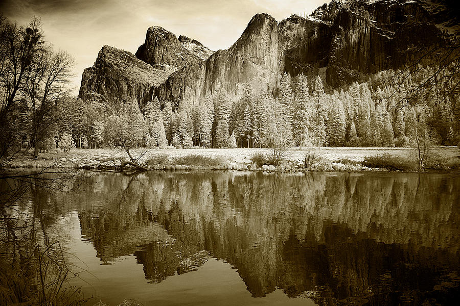 Infrared view of Yosemite Photograph by Carol M Highsmith