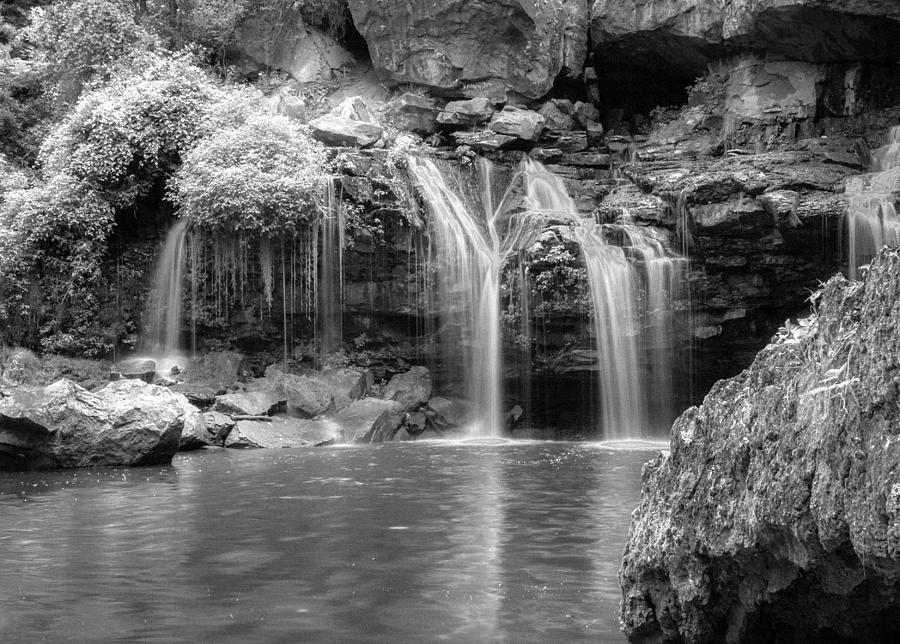 Infrared Waterfalls Photograph by Cindy Haggerty