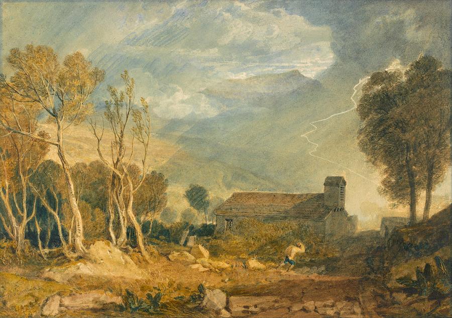 Joseph Mallord William Turner Painting - Ingleborough from Chapel-Le-Dale by JMW Turner