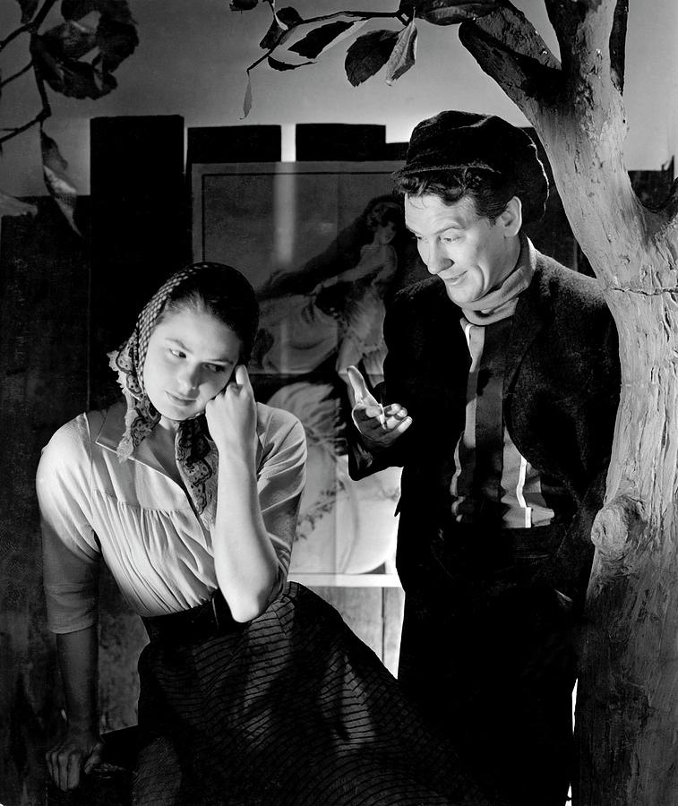 Ingrid Bergman Photograph - Ingrid Bergman And Burgess Meredith In Liliom by Horst P. Horst