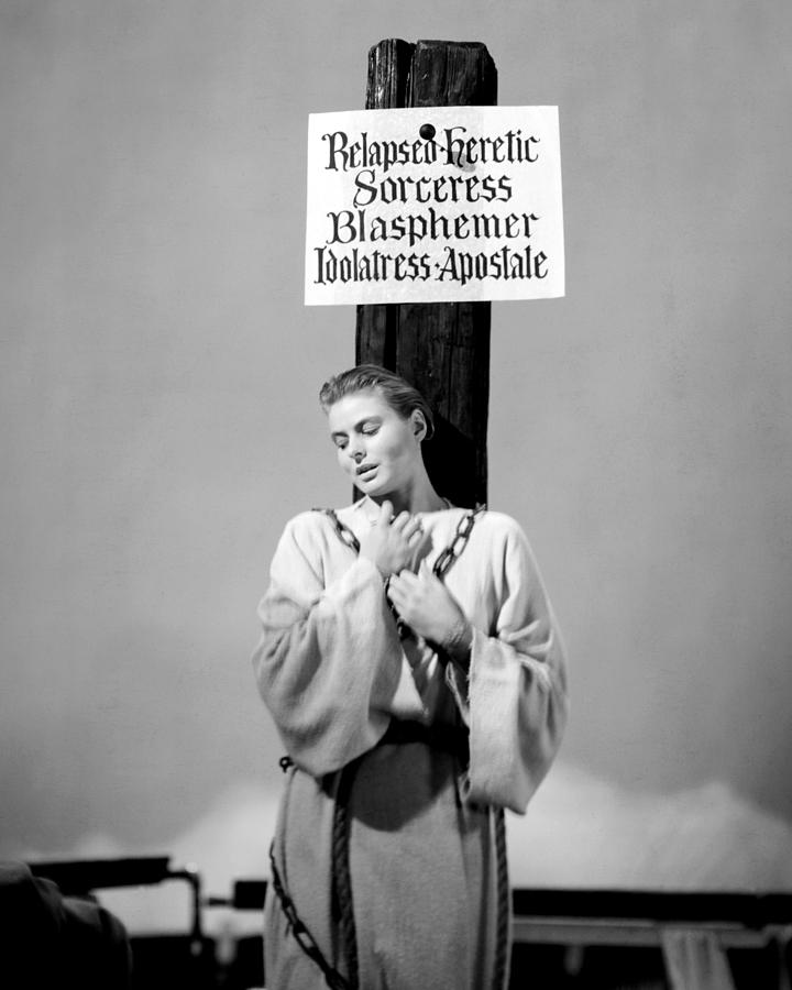 Ingrid Bergman Photograph - Ingrid Bergman in Joan of Arc  by Silver Screen