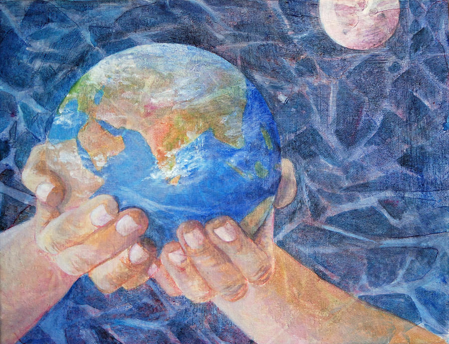 Inherit the Earth Painting by Arlissa Vaughn
