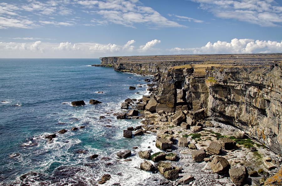 Inishmore Cliffs Photograph by Michelle Mcmahon