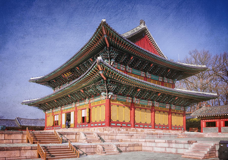 Injeongjeon Hall Seoul Photograph by Joan Carroll