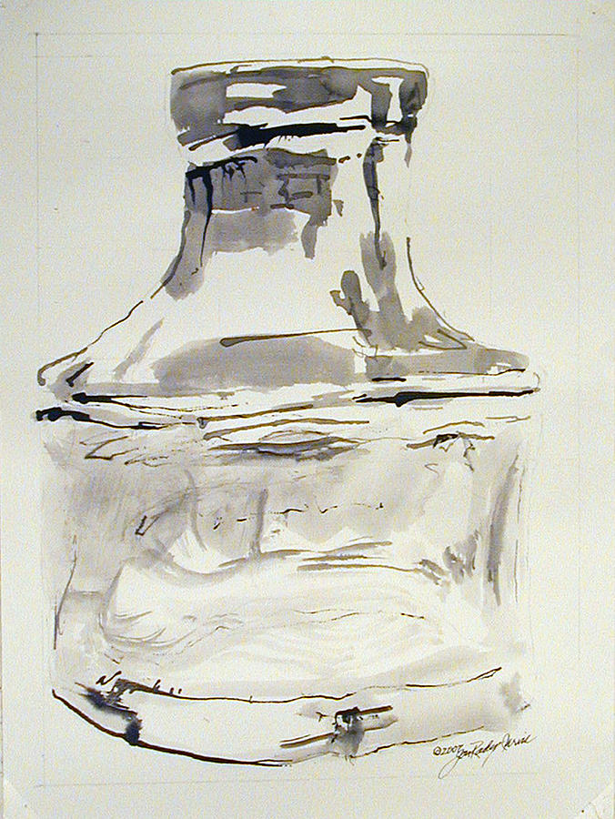 ink bottle painting