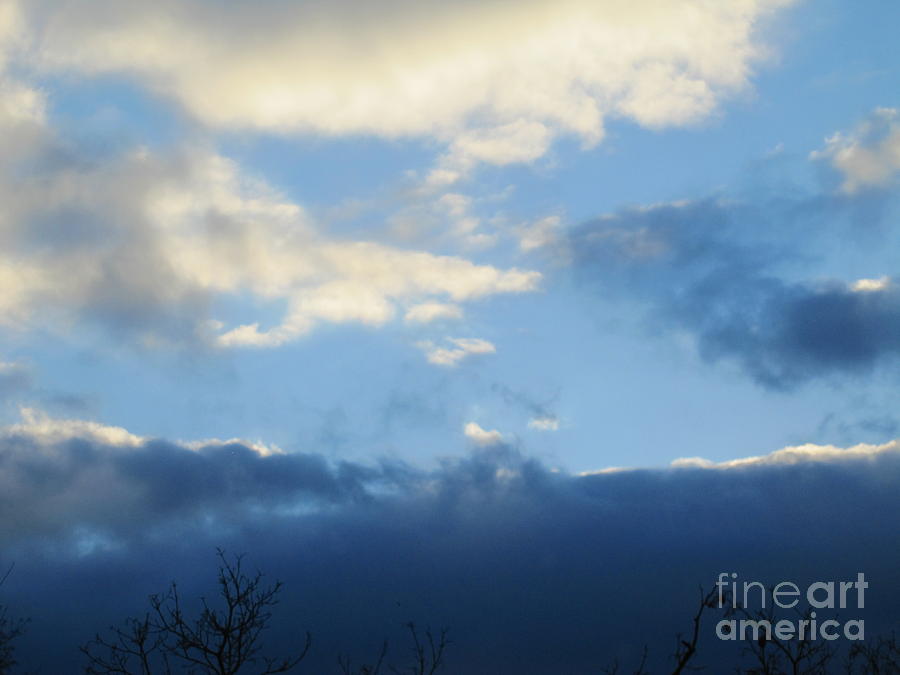 Inkblot Clouds 2 Photograph by Tara  Shalton