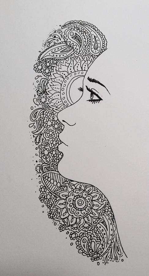 Inked Drawing by Donna Spadola