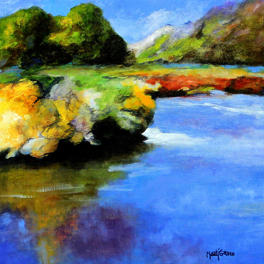 Inlet Painting by Marti Green