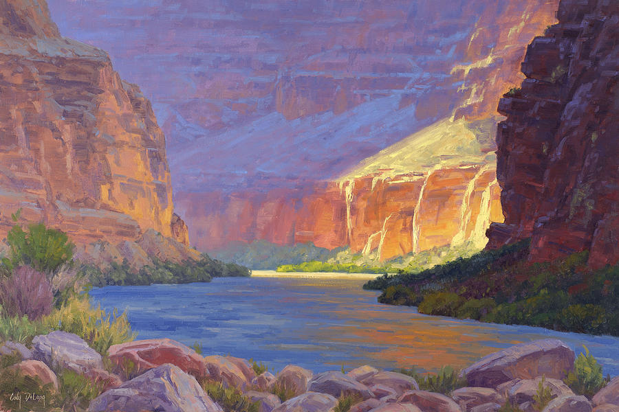 Grand Canyon National Park Painting - Inner Glow of the Canyon by Cody DeLong