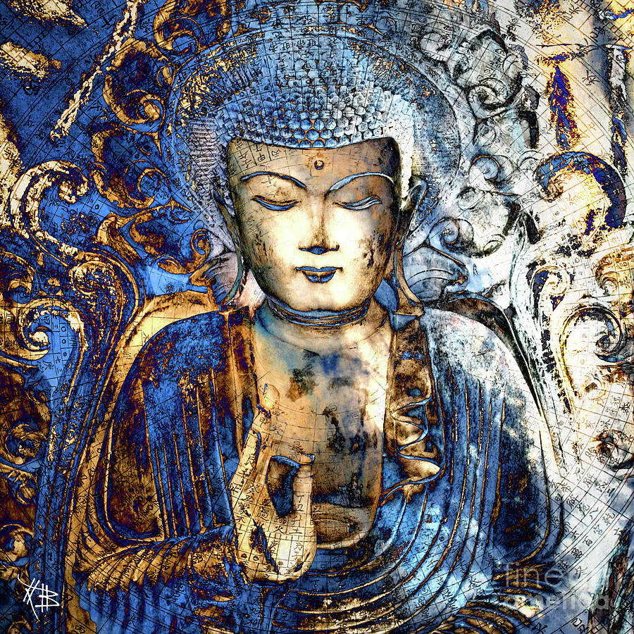 Buddha Digital Art - Inner Guidance by Christopher Beikmann