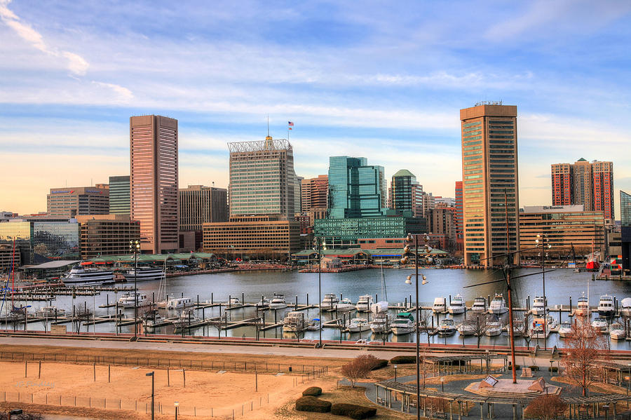 Baltimore Photograph - Inner Harbor by JC Findley