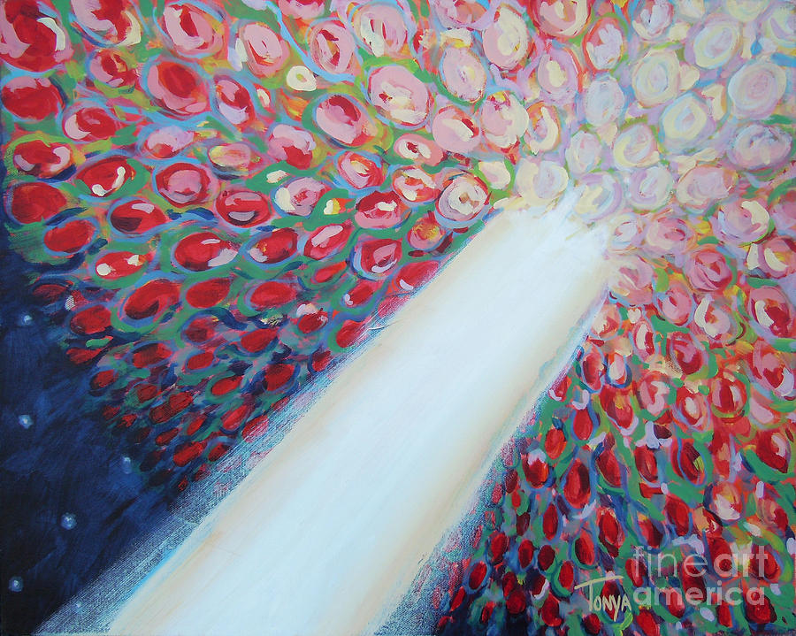 Space Painting - Inner Light by Tonya Henderson