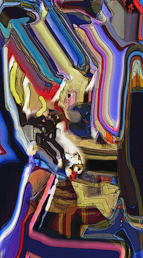 Abstract Digital Art - Inner Sanctum by Ian  MacDonald