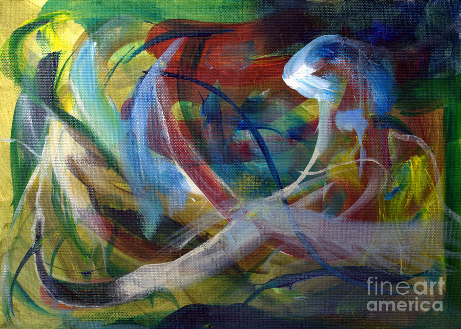 Inner Strength Emerging Painting by Donna Walsh