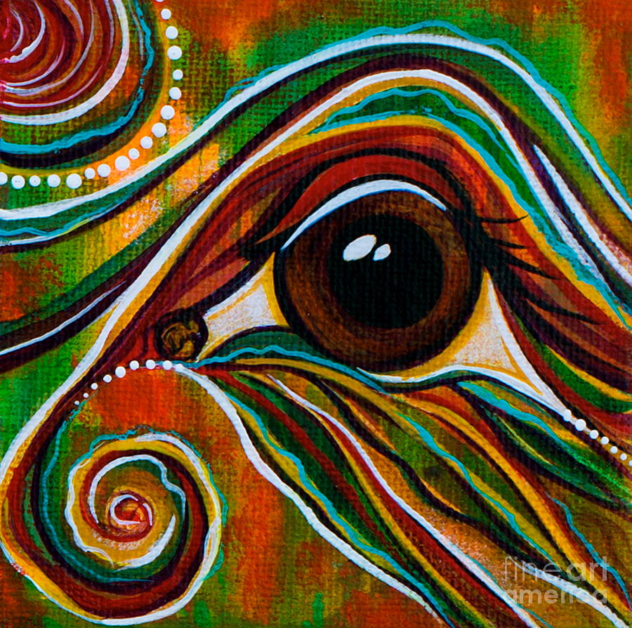 Inner Strength Spirit Eye Painting by Deborha Kerr