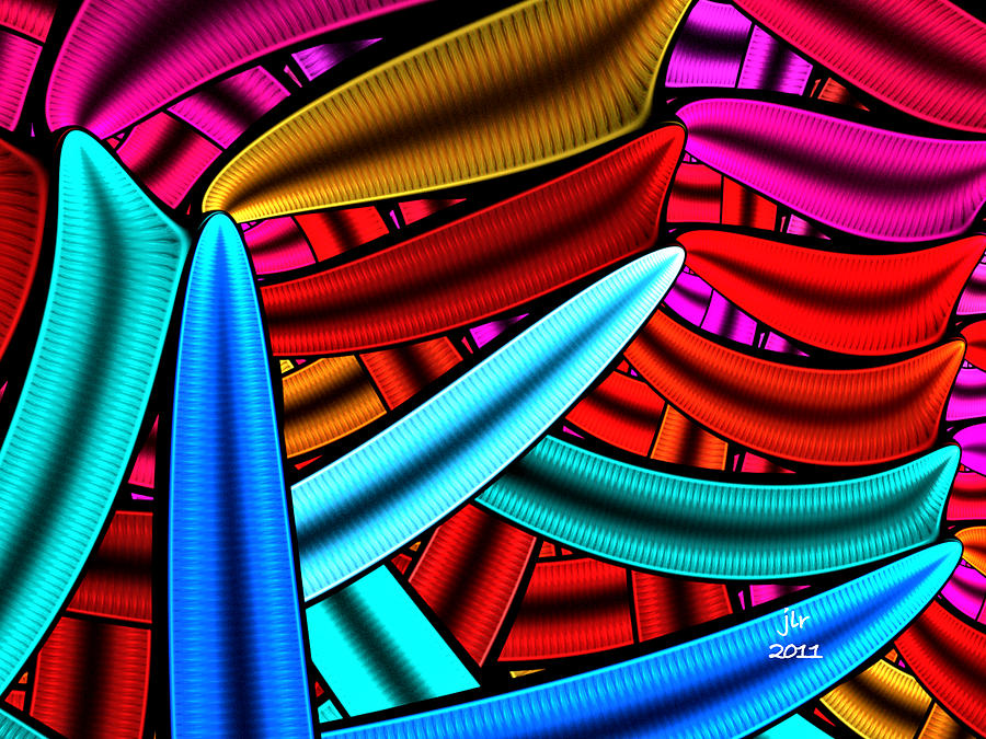 Fractal Digital Art - Inner Turmoil by Janet Russell Fractal Digital Art - Inner Turmoil by Janet Russell