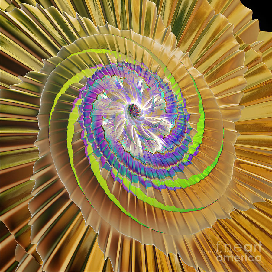 Twister Digital Art - Inner Twister by Deborah Benoit
