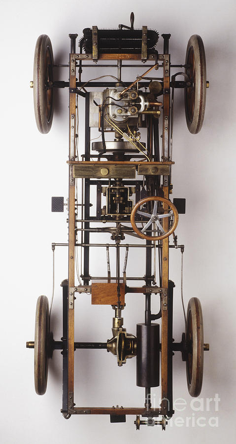 Inner Workings Of 1904 Automobile Photograph by Clive Streeter / Dorling Kindersley / Science Museum, London