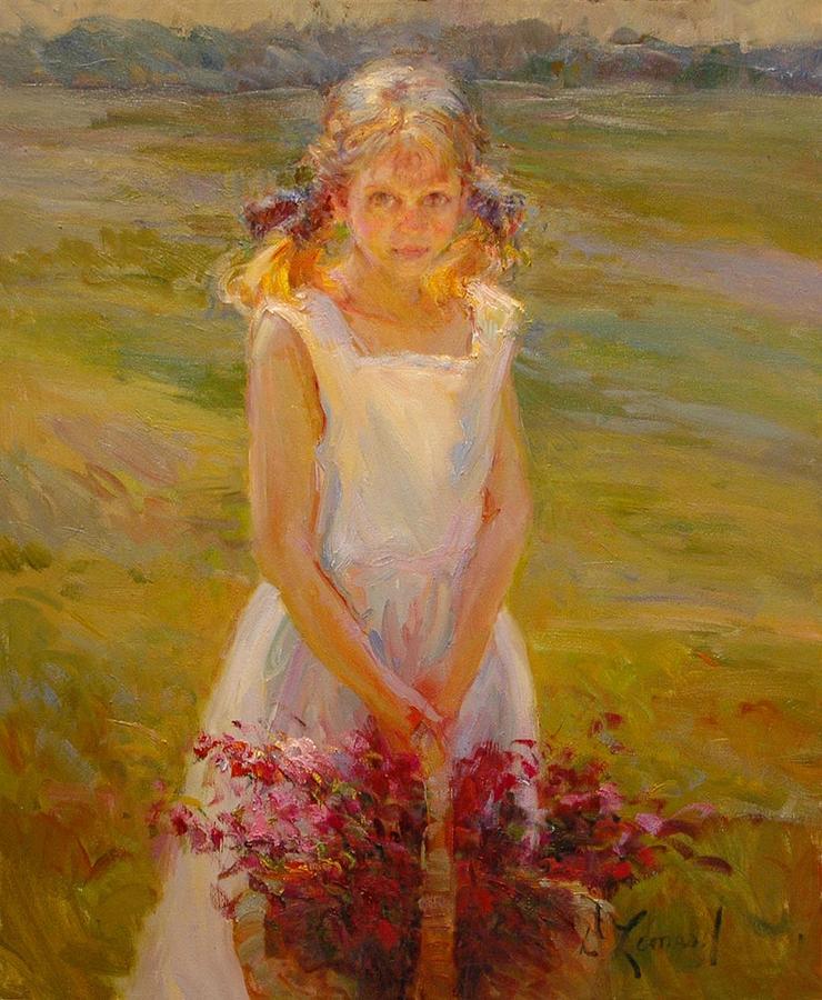 Innocence Painting by Diane Leonard