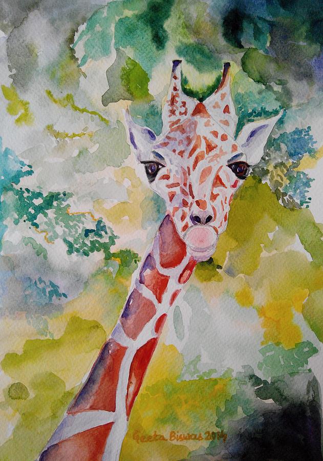 Wildlife Painting - Innocence by Geeta Yerra
