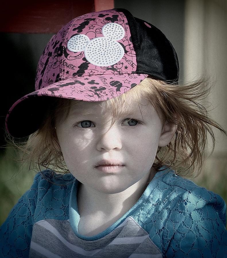 Child Photograph - Innocent beauty by Barbara Dudley