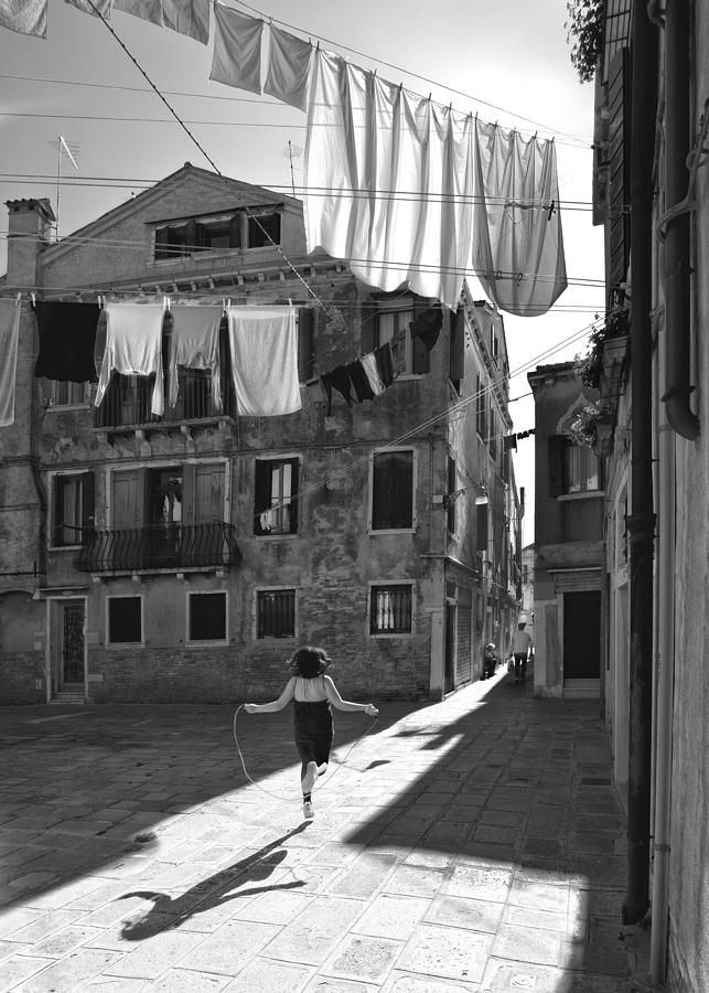 Black And White Photograph - Innocent Games by Francesco Deste