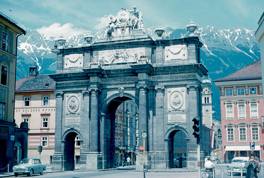 Innsbruck Photograph - Innsbruck Austria 1962 by Cumberland Warden Innsbruck Photograph - Innsbruck Austria 1962 by Cumberland Warden