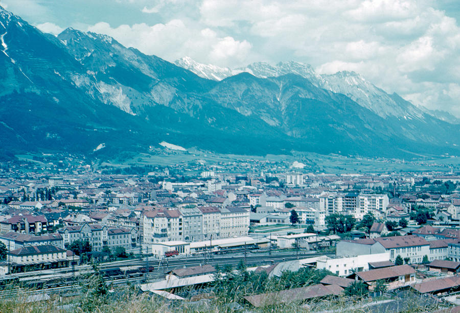 Innsbruck Photograph - Innsbruck Austria 5 1962 by Cumberland Warden Innsbruck Photograph - Innsbruck Austria 5 1962 by Cumberland Warden