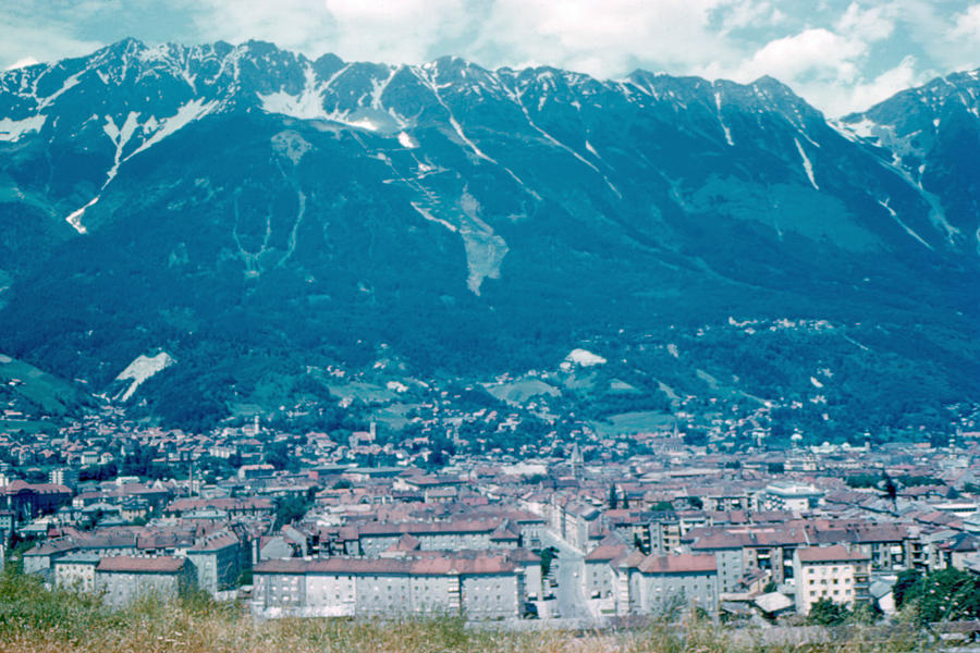 Innsbruck Photograph - Innsbruck Austria 6 1962 by Cumberland Warden Innsbruck Photograph - Innsbruck Austria 6 1962 by Cumberland Warden