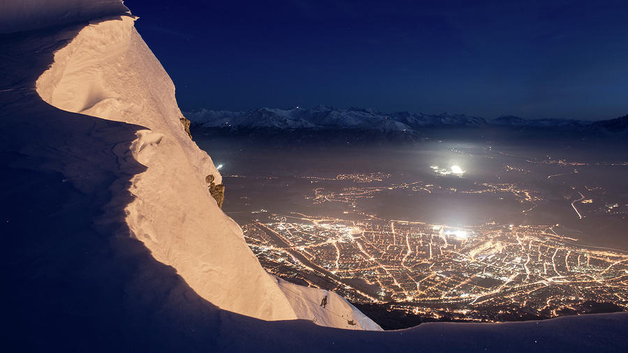 Innsbruck By Night Photograph by Mario Eder
