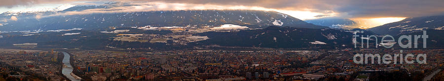 Nature Photograph - Innsbruck panorama by Michal Bednarek