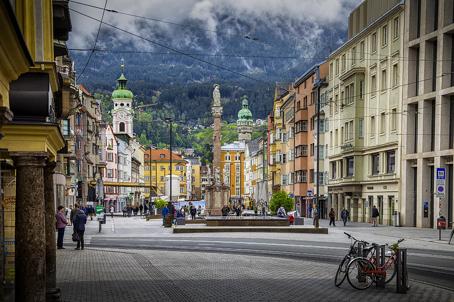 Innsbruck town square Photograph by Dado Daniela