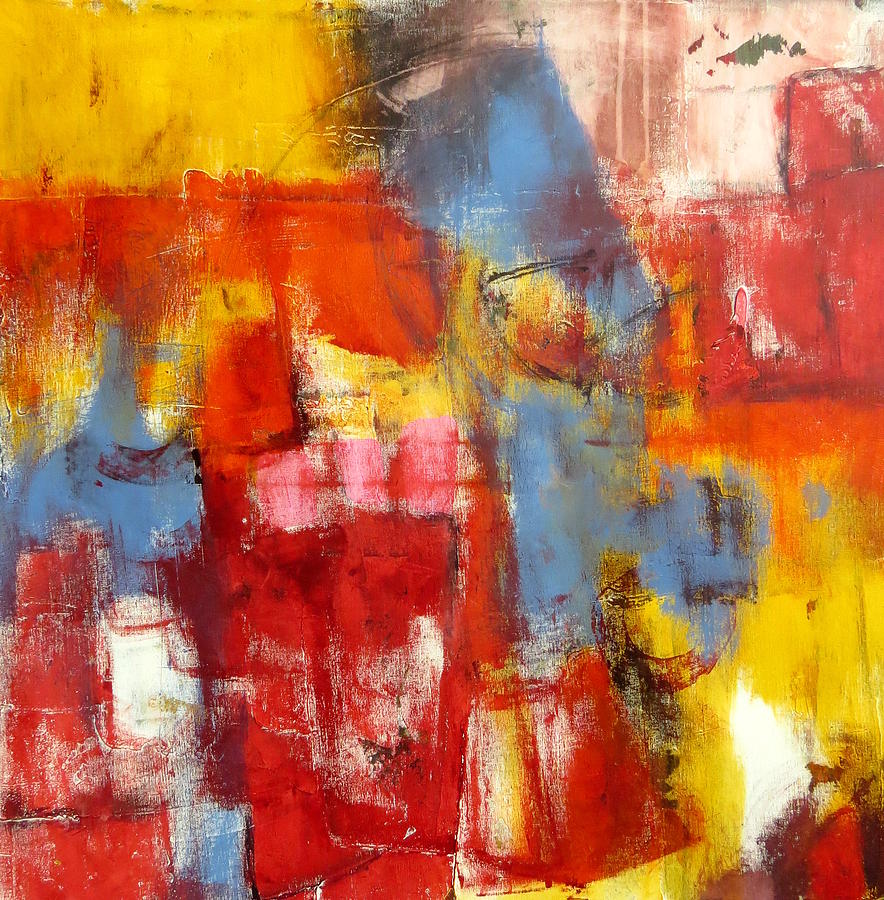 Abstract Painting - Inroad by Katie Black