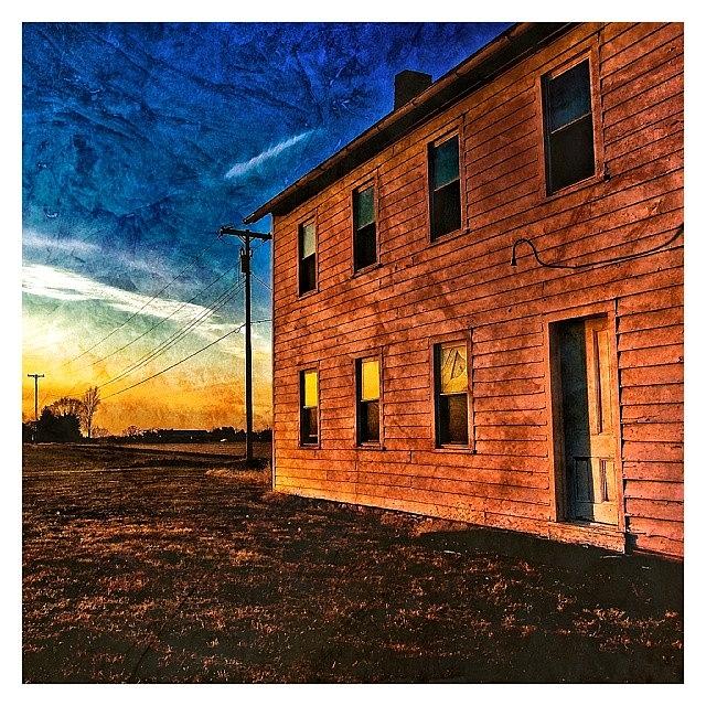 Textures Photograph - #insearchofsunset #abandonedhouse #lost by Visions Photography by LisaMarie