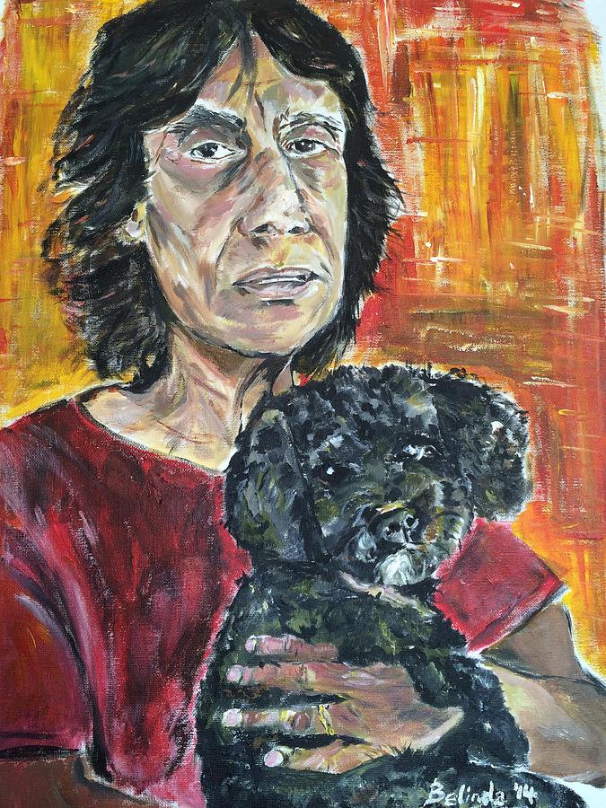 Inseparable2 Steve and Messi Painting by Belinda Low