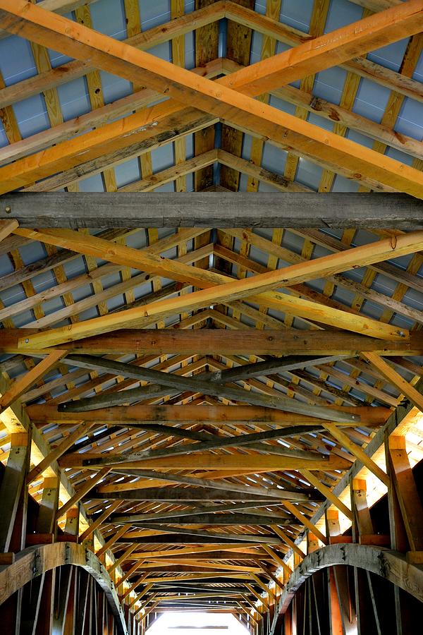 Inside a Covered Bridge 3 Photograph by Tana Reiff