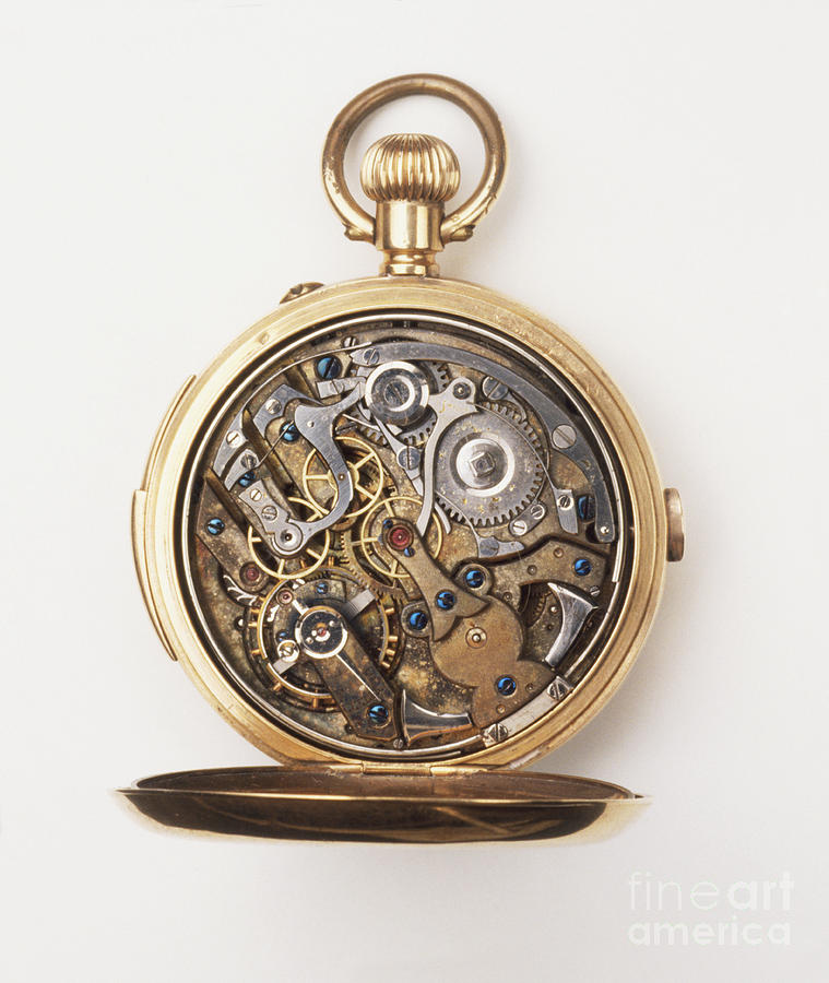 Inside A Gold Pocket Watch Photograph by Clive Streeter / Dorling Kindersley / Science Museum, London