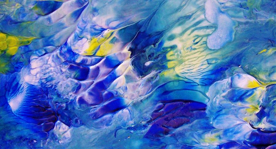 Flow Painting - Inside A Wave by Sharon Ackley