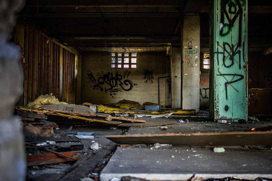 Inside Abandoned Building Photograph by Toni Thomas