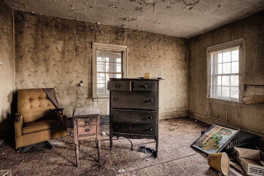 Inside Abandoned House Photos Old Room Life Long Gone Photograph By Gary Heller