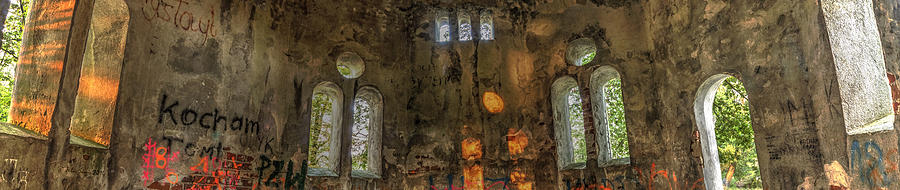 Poland Photograph - Inside An Abanonded Shrine by Julis Simo