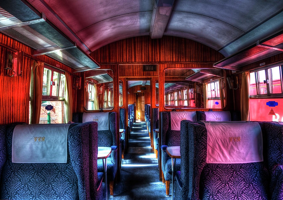  Inside  an Old  Train  Photograph by Svetlana Sewell