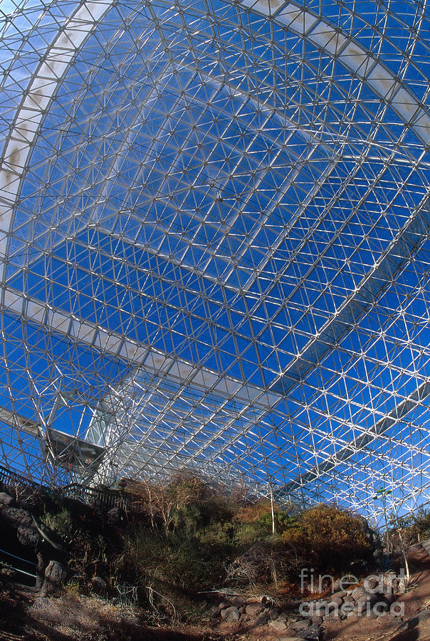 Inside Biosphere 2 Photograph by Gregory G. Dimijian, M.D.