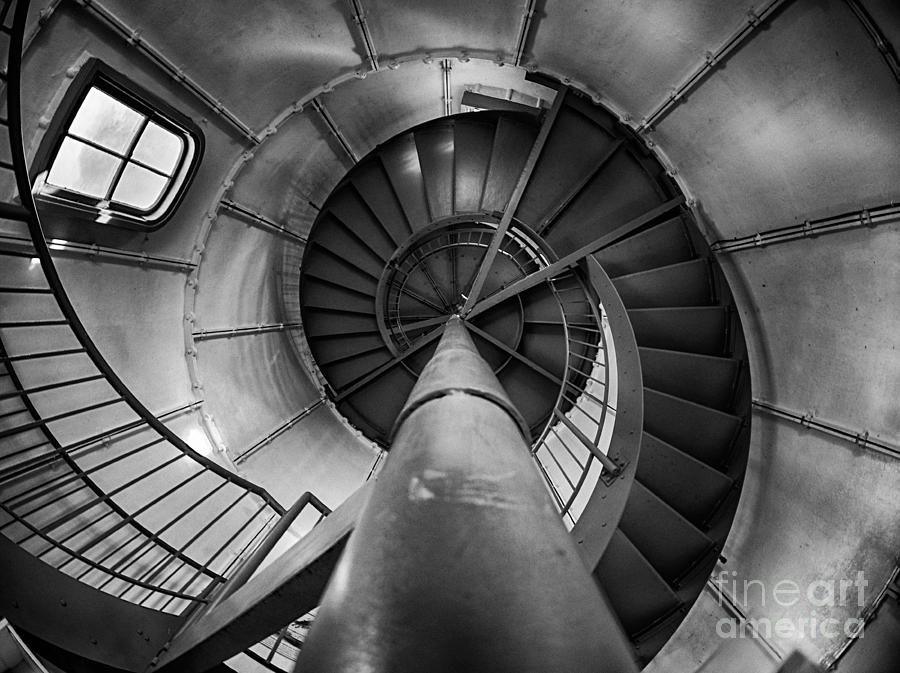 Inside Edgartown Lighthouse 1 Photograph by Mark Miller
