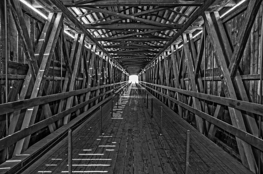  Knights Ferry Covered Bridge Photograph by Marc Crumpler
