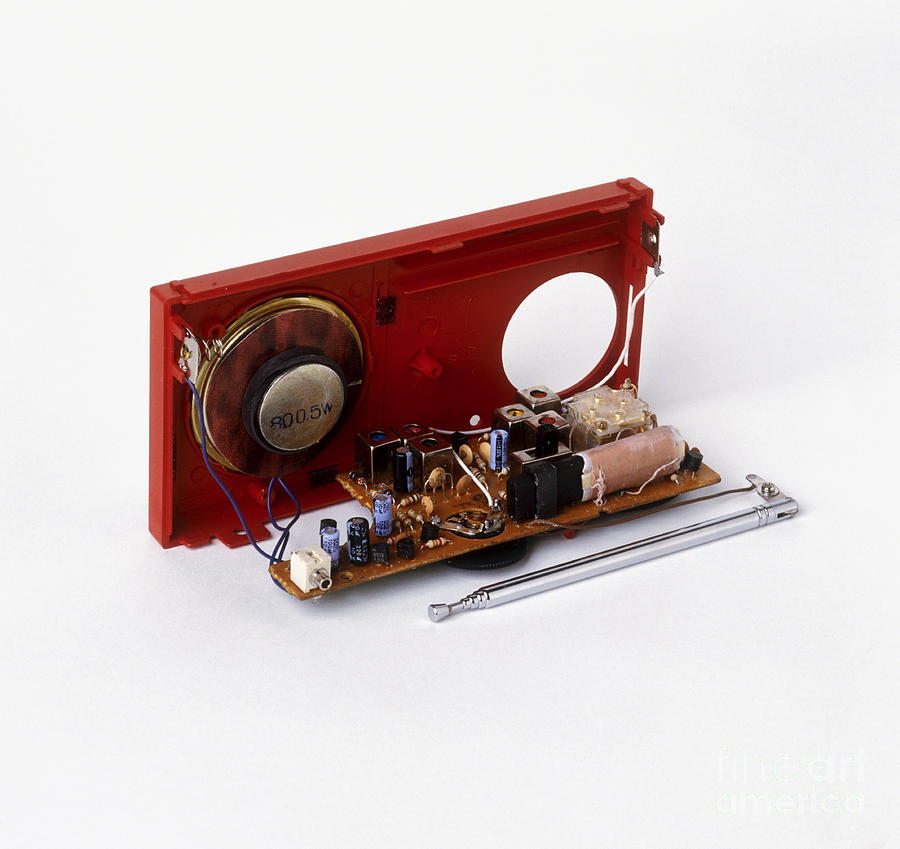 Inside Of A Portable Radio Photograph by Tim Ridley / Dorling Kindersley