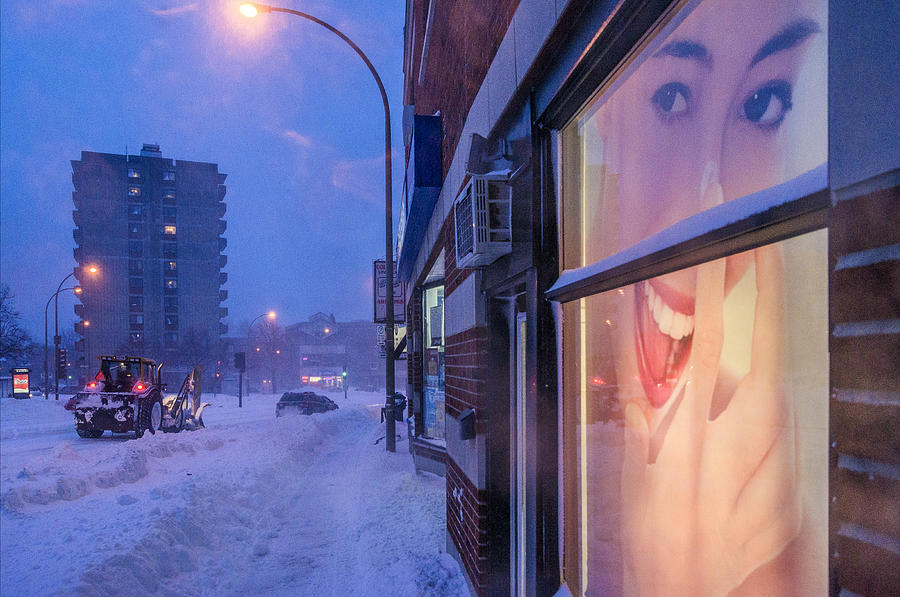 Winter Photograph - Inside outside by Arkady Kunysz