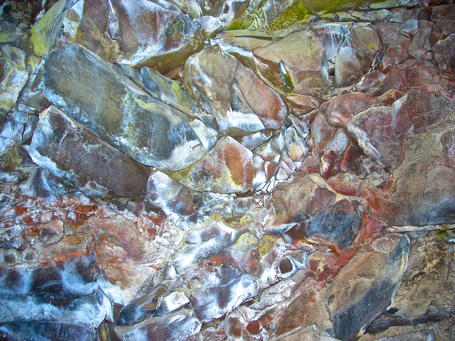Inside Painted Cave in Lava Beds National Monument-California #1 Photograph by Ruth Hager