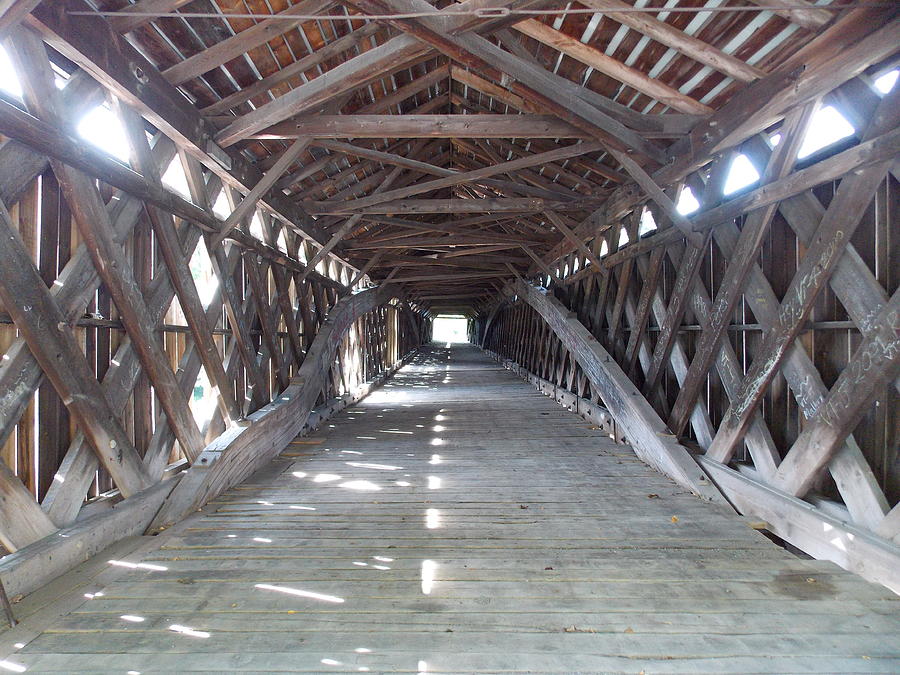 inside Scott Bridge Photograph by Catherine Gagne | Fine Art America